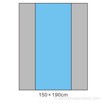 Drap chirurgical de couverture de table d&#39;instruments durable solide